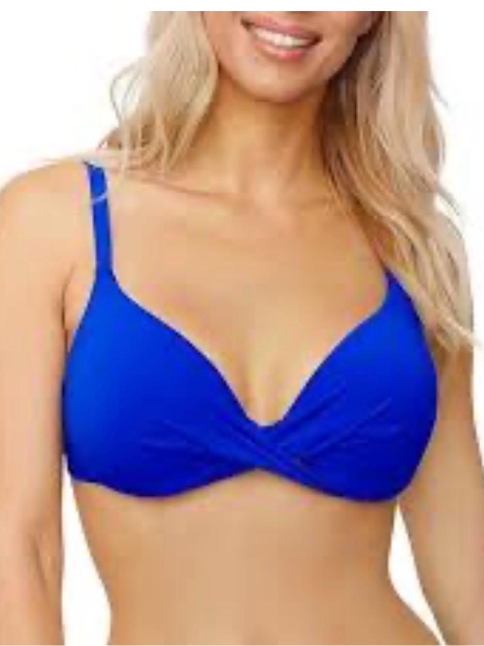 Leilani Women’s Colbolt BlueSwim Bikini Top   NWT